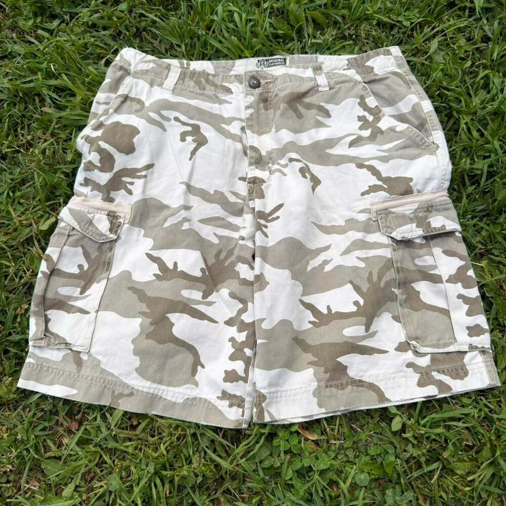 Route 66 Original Clothing Co. Camo Cargo Shorts Size 38